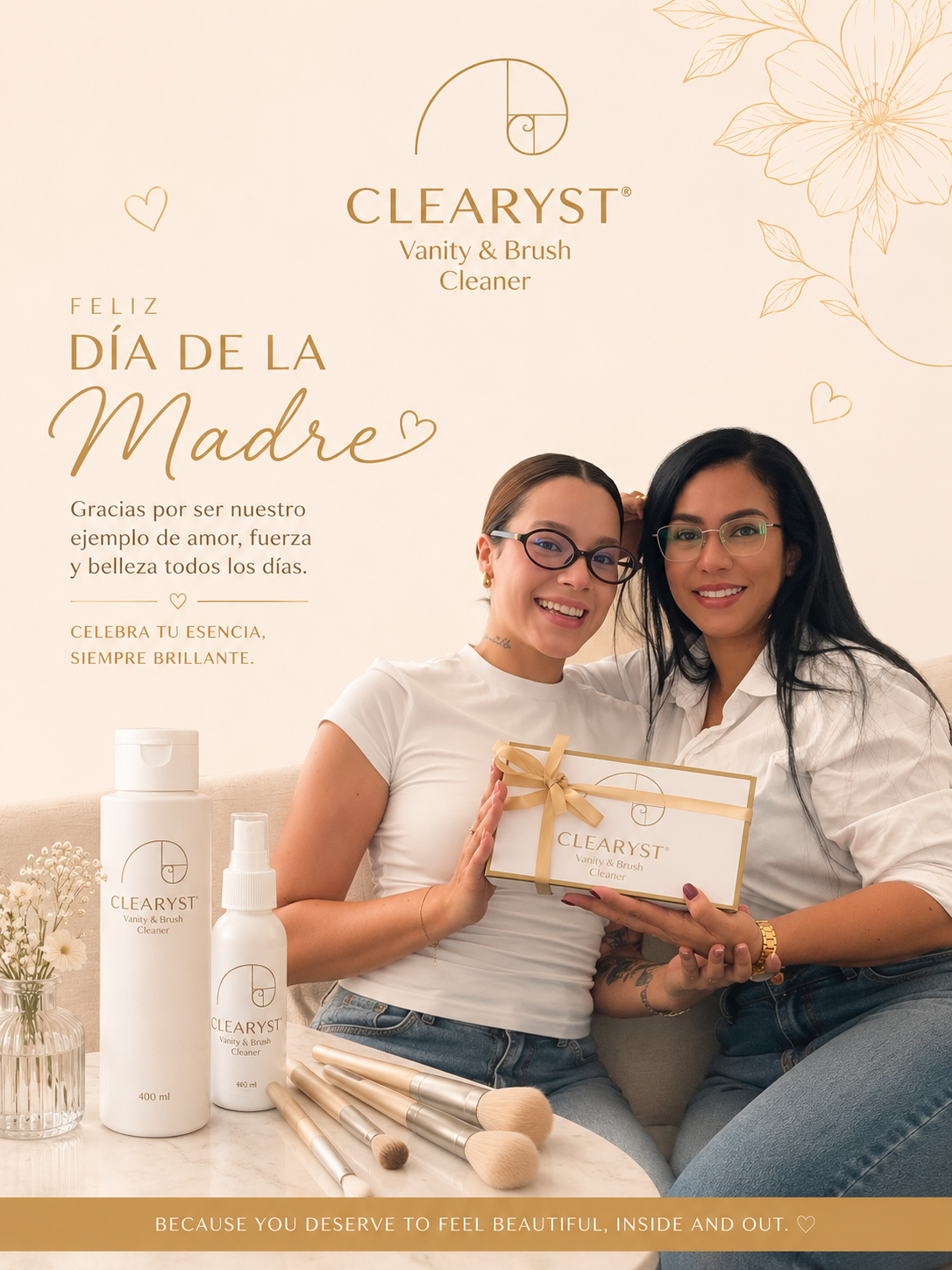 Clearyst – Limpiador Orgánico y Biodegradable para Accesorios de Maquillaje