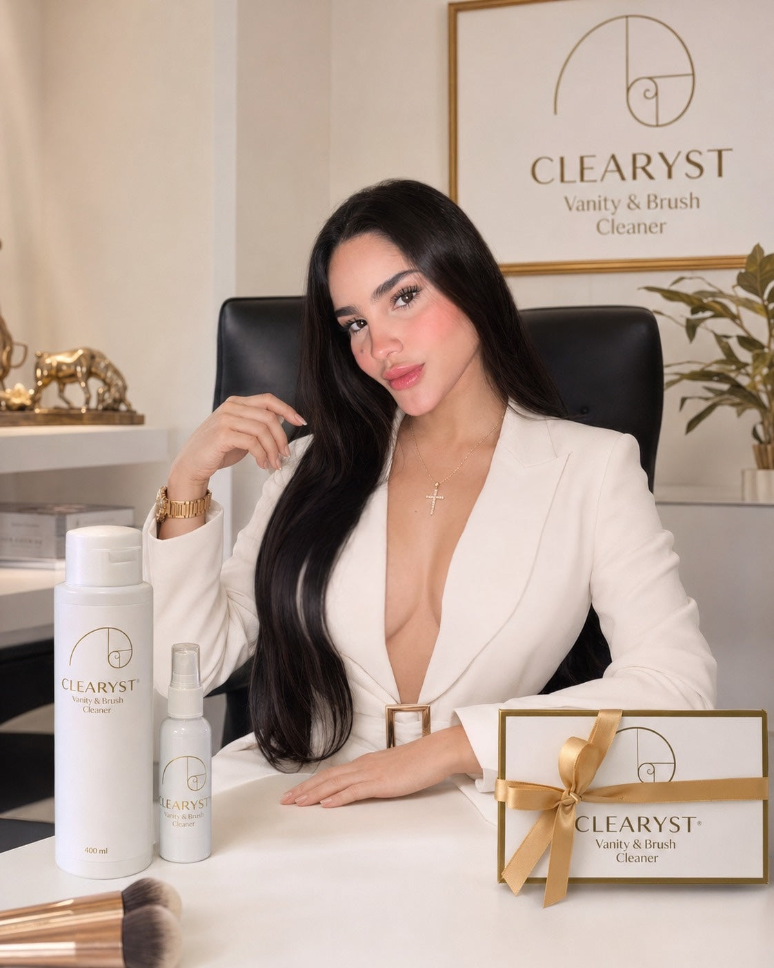 Clearyst – Limpiador Orgánico y Biodegradable para Accesorios de Maquillaje
